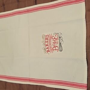 Bakers Gonna Bake Embroidered Kitchen Towel